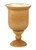 9" Copper Brown Goblet Antique Glass Christmas Tabletop Decor - IMAGE 1
