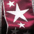 Metallic Burgundy Red and Silver Star Print Wired Craft Ribbon 2.5" x 20 Yards - IMAGE 1