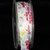 White and Yellow Summer Flowers Wired Craft Ribbon 0.5" x 54 Yards - IMAGE 1