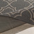 2.25' x 7.75' Black and Tan Clover Pattern Rectangular Area Throw Rug Runner - IMAGE 3