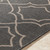 2.25' x 7.75' Black and Tan Clover Pattern Rectangular Area Throw Rug Runner - IMAGE 6
