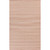 2' x 3' Simplicity Stripes Brown and White Hand Woven Rectangular Area Throw Rug - IMAGE 1