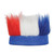 Club Pack of 12 Red White and  Blue Decorative Party Hairy Headband Costume Accessory - IMAGE 1