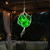 Lighted Nautical Fiberglass Hanging Fishing Float Decoration - 11.5" - Green - IMAGE 1