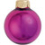 Shiny Finish Glass Christmas Ball Ornaments - 3.25" (80mm) - Pink - 8ct - IMAGE 2