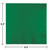 3-Ply Disposable Luncheon Napkins - 6.5" - Emerald Green - Club Pack of 500 - IMAGE 2