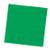 3-Ply Disposable Luncheon Napkins - 6.5" - Emerald Green - Club Pack of 500 - IMAGE 1