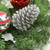 26" Red Pine Cone and Ornaments Artificial Christmas Swag - Unlit - IMAGE 3