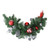 26" Red Pine Cone and Ornaments Artificial Christmas Swag - Unlit - IMAGE 1
