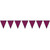 Zebra Pennant Banner Hanging Party Decorations - 12' - Pink and Black- Pack of 12 - IMAGE 2