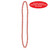 Beaded Necklace Costume Accessories - 33" - Red - Pack of 720 - IMAGE 4