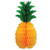 Honeycomb Tissue Paper Pineapple Centerpieces - 12" - Yellow and Green - Pack of 36 - IMAGE 2