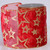 Sheer Red Shimmering Super Star Wired Craft Ribbon 6" x 20 Yards - IMAGE 2