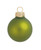 8ct Green Matte Finish Glass Christmas Ball Ornaments 3.25" (80mm) - IMAGE 1