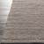 5' x 8' Intertwine Gray and Brown Hand Woven Wool Area Throw Rug - IMAGE 4