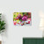 LED Lighted Flickering Floral and Berries Canvas Wall Art - 11.75" x 15.75" - IMAGE 1