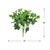 19" Green and White Two Toned Artificial Sweet Potato Spring Floral Bush - IMAGE 5
