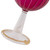 4.25" Red and Clear Glittered Wine Glass Christmas Ornament