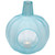 Transparent Glass Pumpkin Candle Holder - 9" - Blue