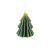 6-Inch Green and Gold Glittered 3-D Tree Ornament - IMAGE 1