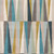 3.25' x 5.25' Triangle Medley Aqua Blue and Gold Hand Tufted Rectangular Wool Area Throw Rug - IMAGE 4