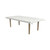 Disposable Plastic Lace-Style Banquet Party Table Roll -  100’ - White Lace - IMAGE 2