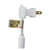 100ct White LED G12 Berry Christmas Lights - 33 ft White Wire - IMAGE 2
