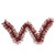 Pre-Lit Spruce Artificial Christmas Garland - 9' x 10" - Red - Clear Lights - IMAGE 3