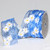 Royal Blue Organdy with Daisy Print Wired Craft Ribbon 2" x 54 Yards - IMAGE 1