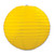 Accordion Paper Lantern Party Decorations - 9.5" - Yellow - Pack of 18 - IMAGE 1