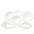 Club Pack of 72 White Seashell Luau Decors 15.75" - IMAGE 1