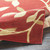 8' Brick Red and Ivory Contemporary Area Throw Rug - IMAGE 3