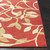 8' Brick Red and Ivory Contemporary Area Throw Rug - IMAGE 4