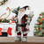 24" Alpine Santa Claus with Snowshoes and Skis Christmas Figure - IMAGE 2