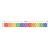 Pageant Tissue Paper Garland - 14.5' - Rainbow Colors - Pack of 12 - IMAGE 5