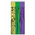 Pack of 6 Festive Metallic Gold, Green and Purple Hanging Gleam'n Curtain Party Decorations 8' - IMAGE 1