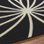 8' x 8' Plasma Elektra Jet Black and White Rectangular Wool Area Throw Rug - IMAGE 6