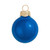 Mini Pearl Finish Glass Christmas Ball Ornaments - 1.5" (40mm) - Blue Cobalt - 40ct - IMAGE 1