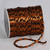 Amber and Black Woven Palomino Braid Craft Ribbon Cording 0.25" x 200 Yards - IMAGE 1