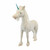 Handcrafted Soft Plush Unicorn Ride-On Stuffed Animal -  40" - White - IMAGE 1