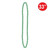 Beaded Necklace Costume Accessories - 33" - Green - Pack of 144 - IMAGE 5