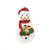 23" White and Red Lights Snowman Outdoor Christmas Decor - IMAGE 1