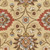 7.5' x 9.5' Octavia Caramel Brown and Denim Blue Rectangular Hand Tufted Wool Area Throw Rug
