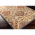 7.5' x 9.5' Octavia Caramel Brown and Denim Blue Rectangular Hand Tufted Wool Area Throw Rug