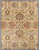 7.5' x 9.5' Octavia Caramel Brown and Denim Blue Rectangular Hand Tufted Wool Area Throw Rug - IMAGE 1