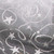 Silver Glitter Stars Wired Craft Ribbon 3" x 27 Yards - IMAGE 1