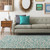 7.5' x 9.5' Les Animaux Mink and Cerulean Cheetah Hand Tufted Wool Area Throw Rug - IMAGE 2