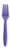 Premium Lightweight Disposable Forks - 7" - Grape Purple - Club Pack of 288 - IMAGE 1