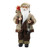 18.25" Brown and Beige Santa Claus with Lantern Christmas Tabletop Decoration - IMAGE 1