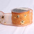 Sheer Shimmering Amber and Gold Galaxies Wired Craft Ribbon 2.75" x 11 Yards - IMAGE 2